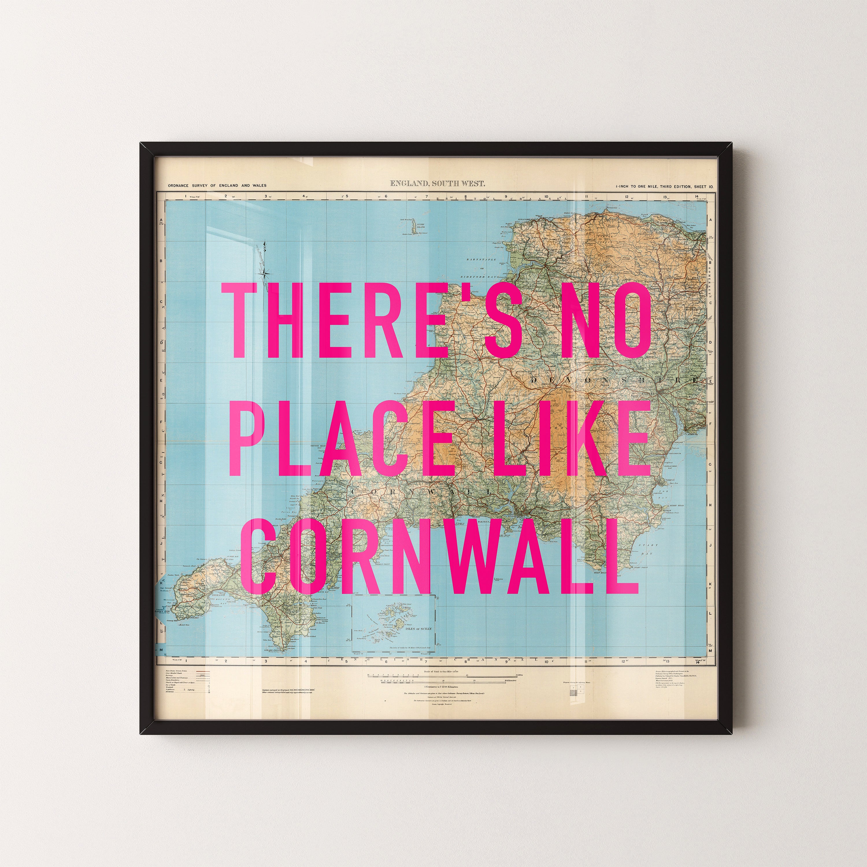 Personalised Pop Art Map Print (Any Location)