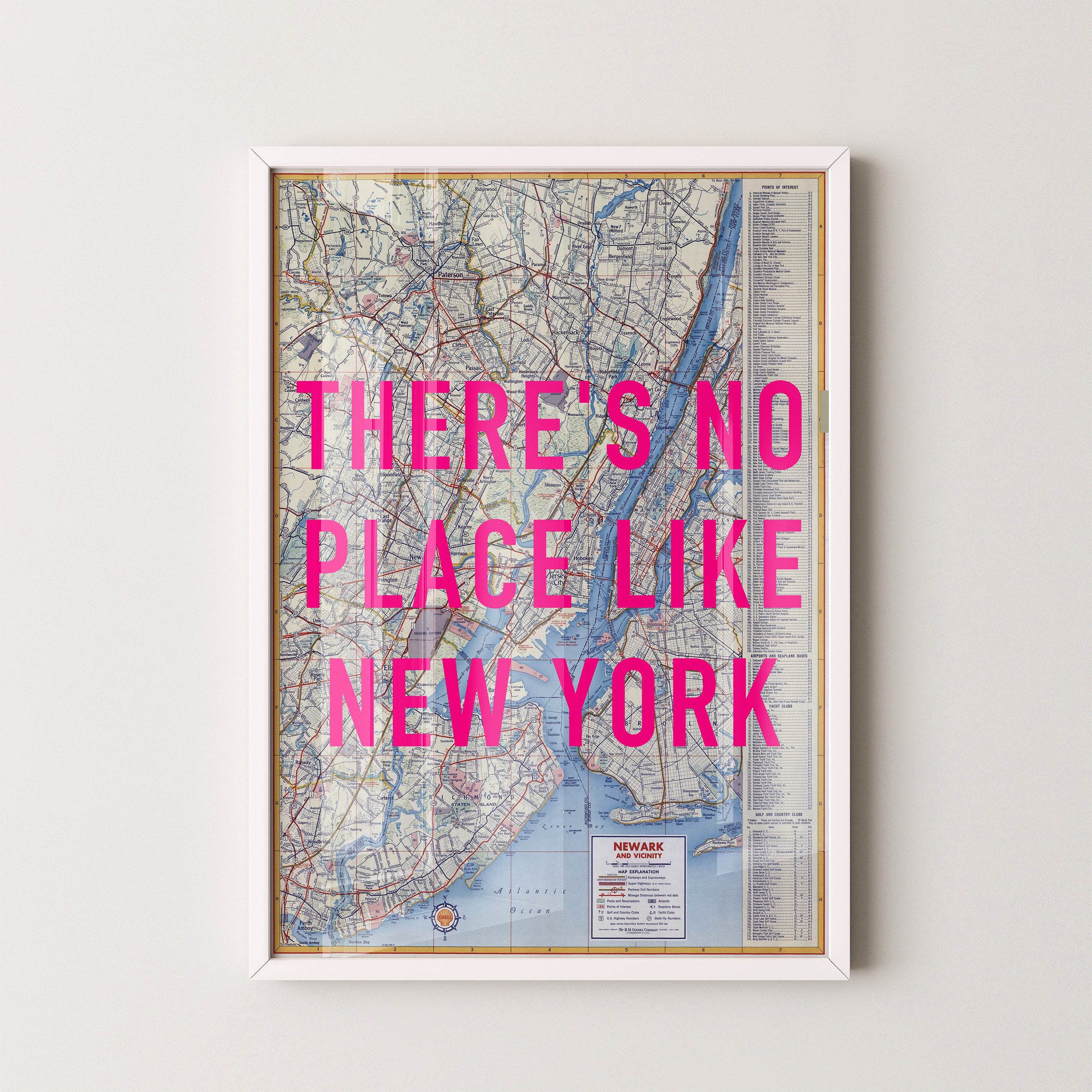 Personalised Pop Art Map Print (Any Location)