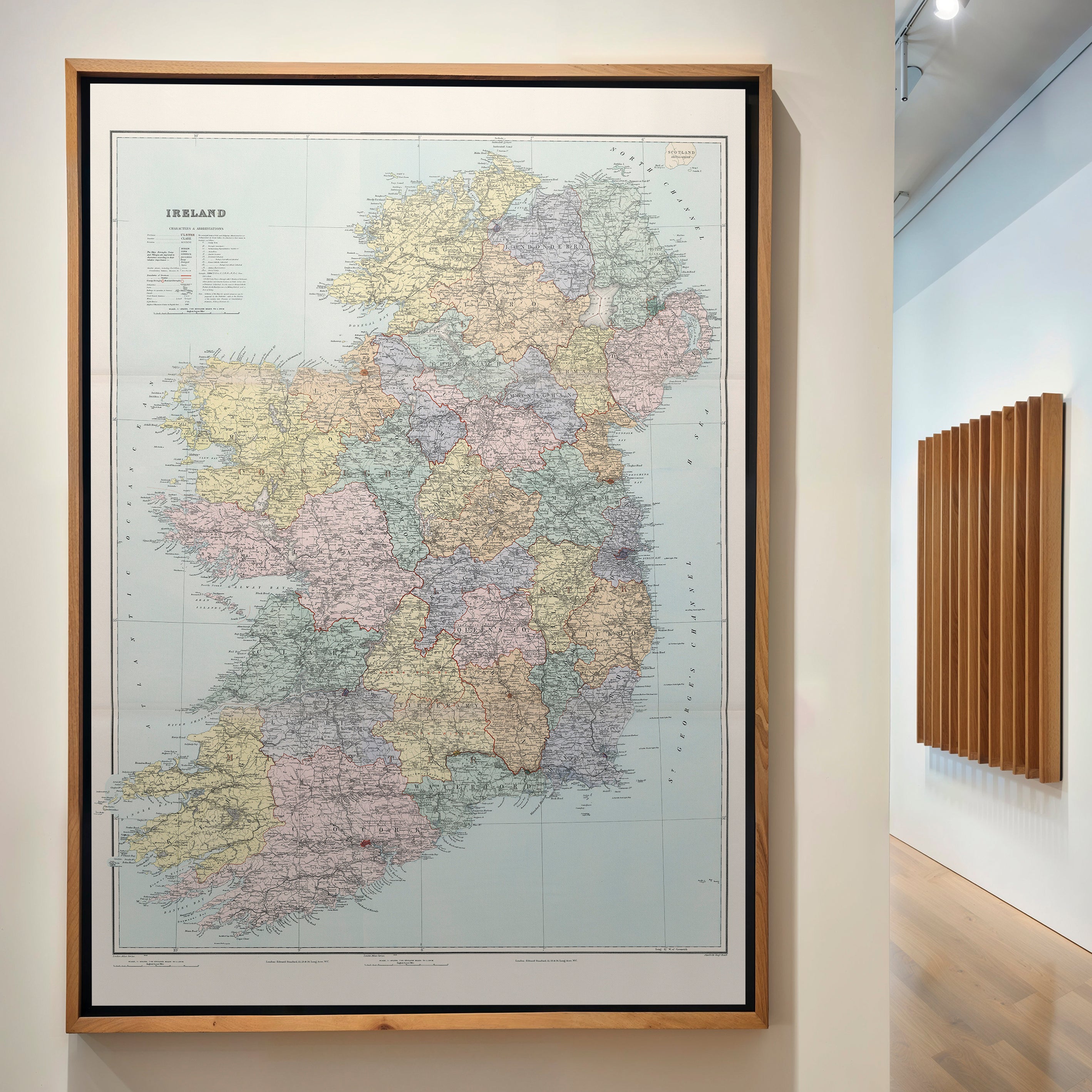 Ireland Pop Art Map Print (portrait)