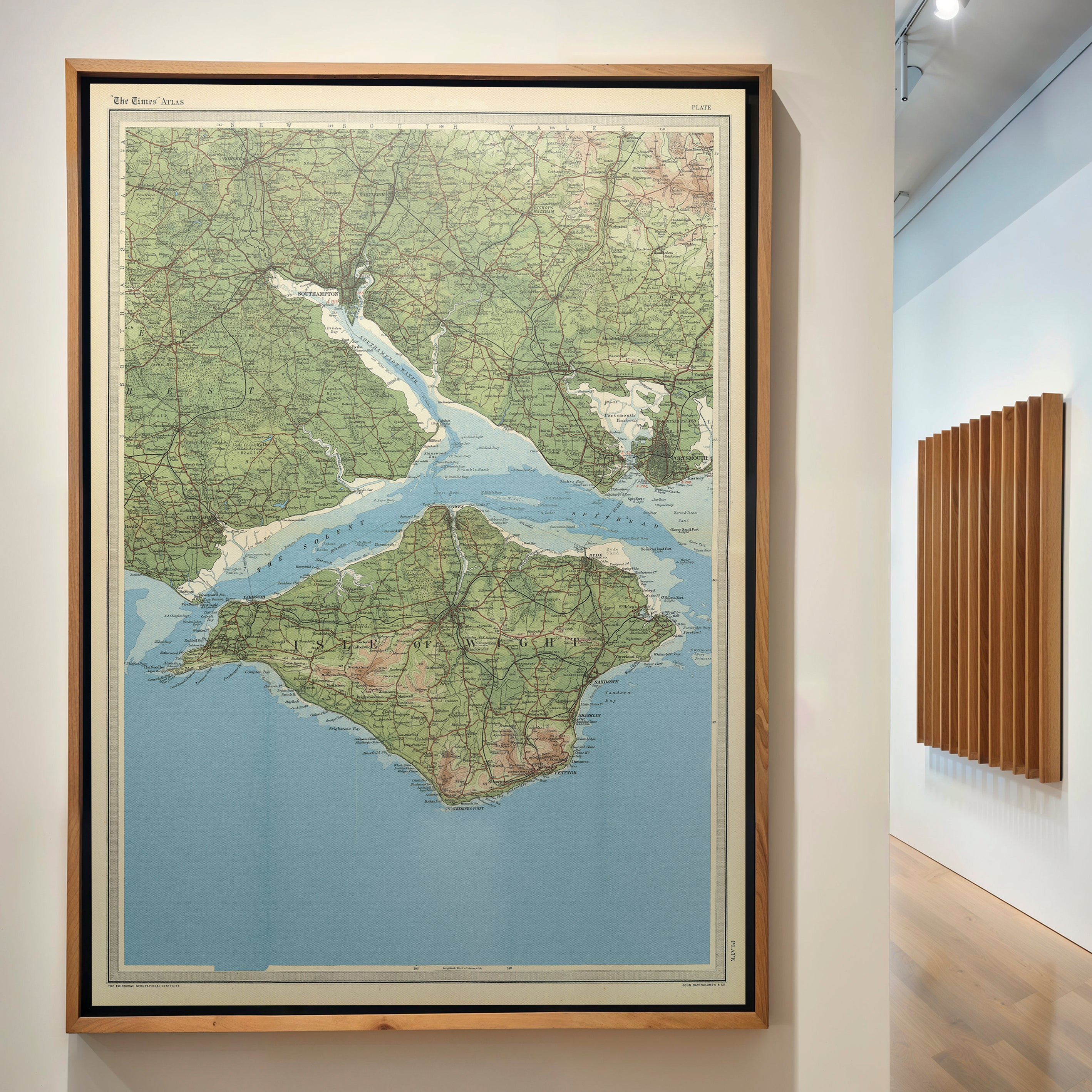 Isle Of Wight Pop Art Map Print (portrait)