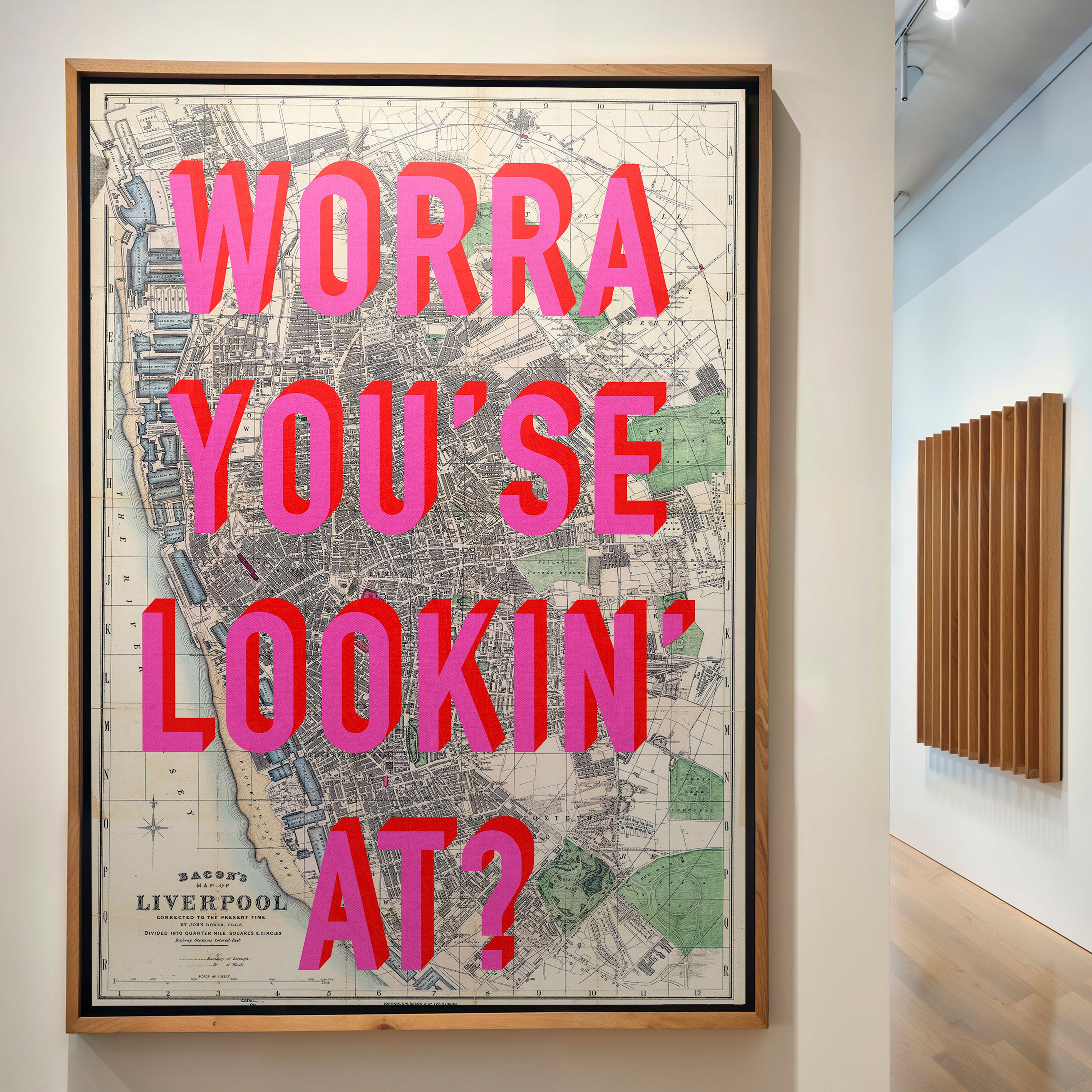 Liverpool Pop Art Map Print (portrait)