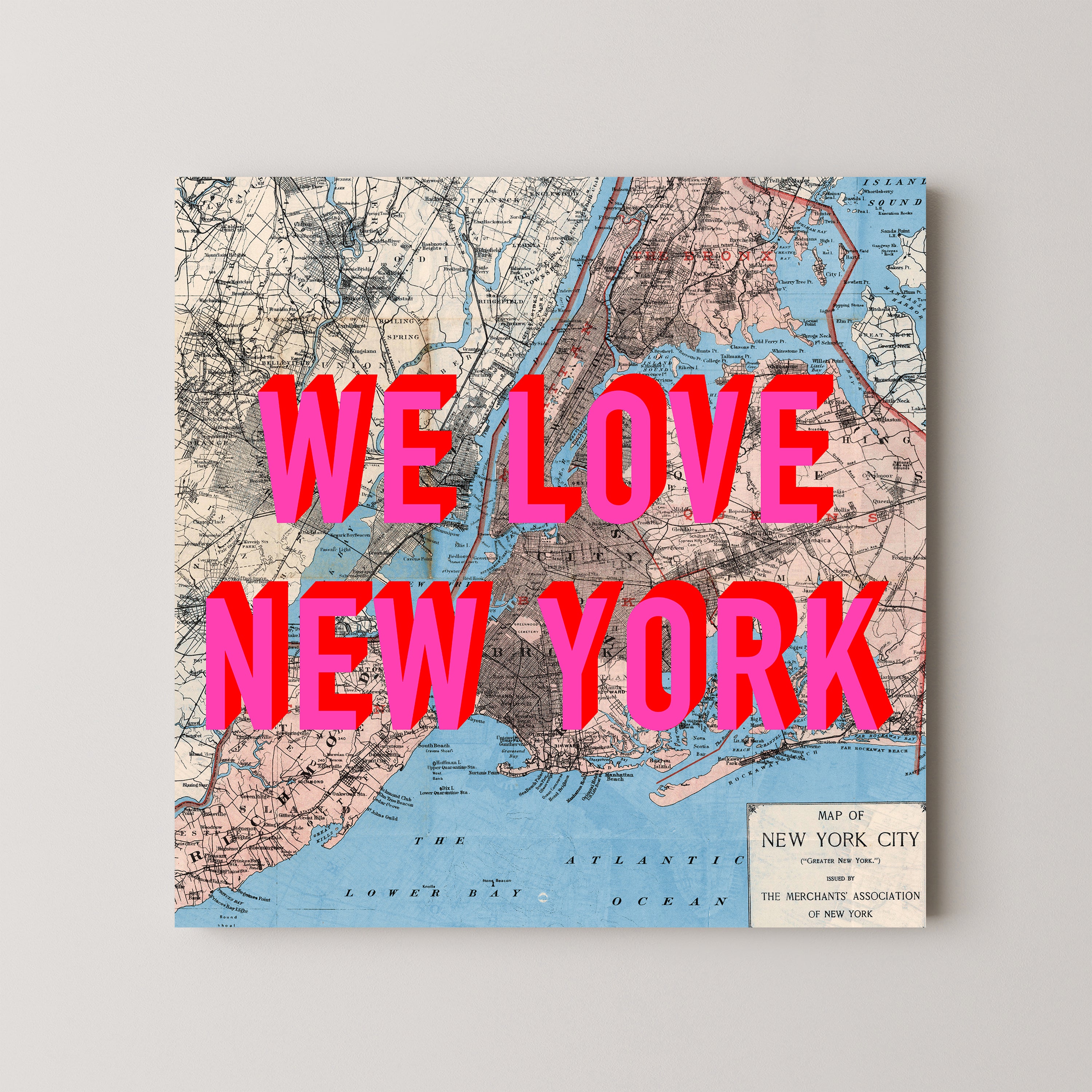 Personalised Pop Art Map Print (Any Location)