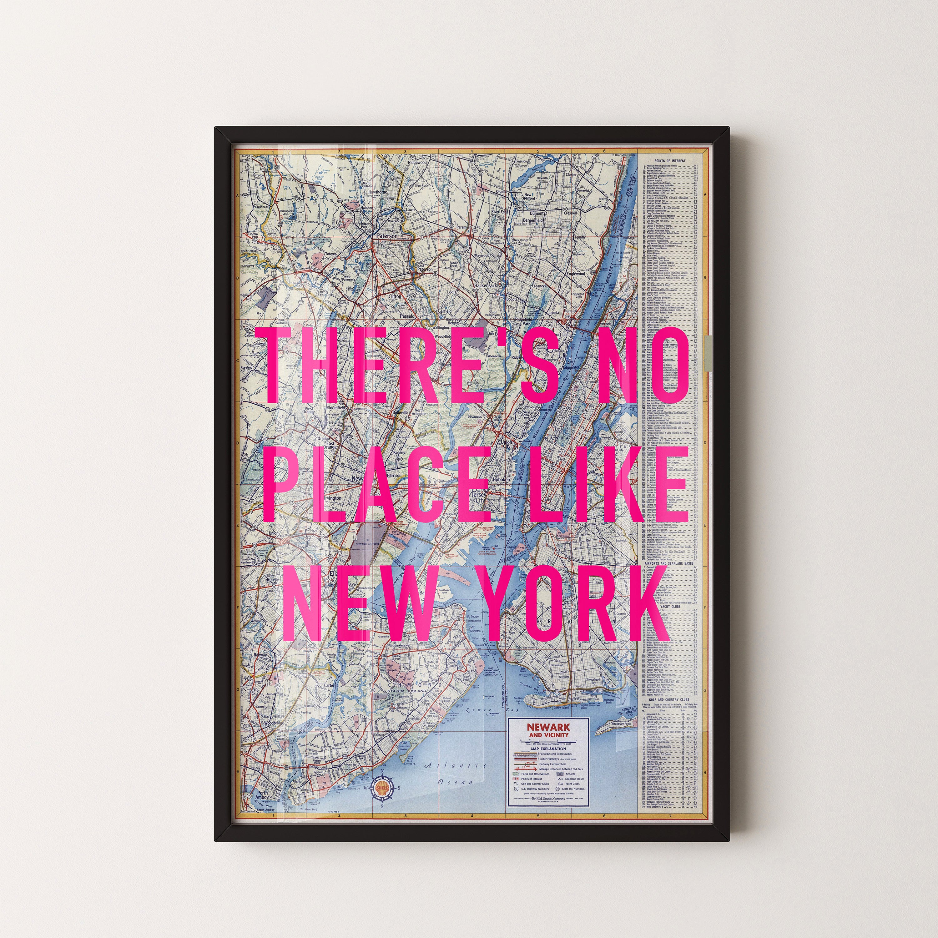 Personalised Pop Art Map Print (Any Location)