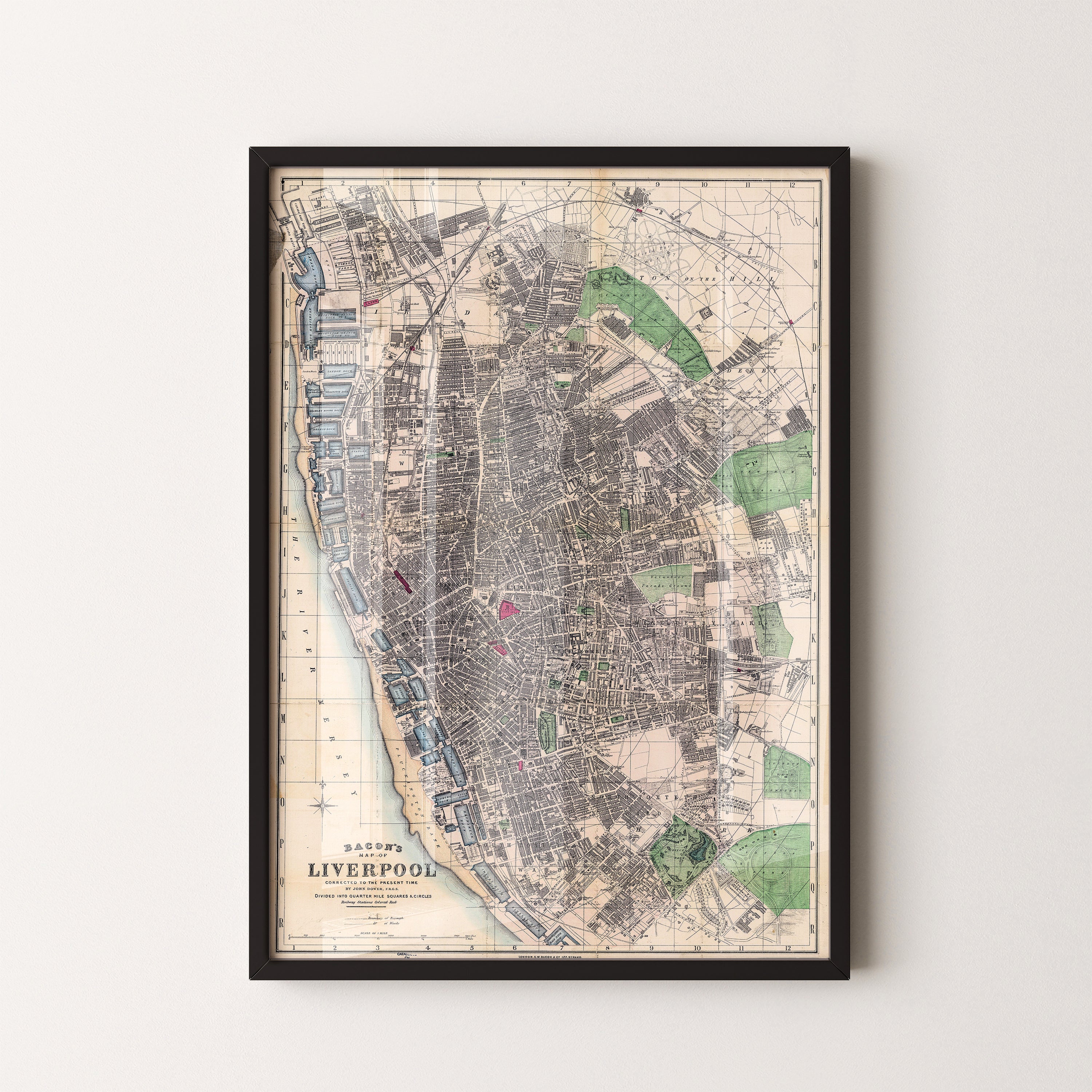 Liverpool Pop Art Map Print (portrait)