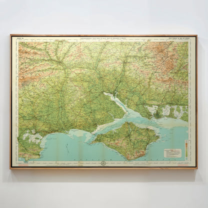 Isle Of Wight Pop Art Map Print (landscape)
