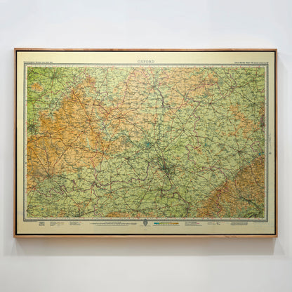 Oxford Pop Art Map Print (landscape)