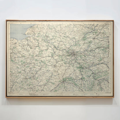 Paris Pop Art Map Print (landscape)