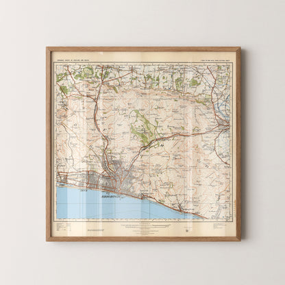 Brighton Pop Art Map Print (square)
