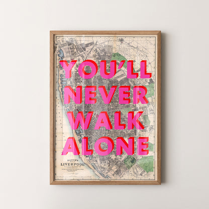 Liverpool Pop Art Map Print (portrait)