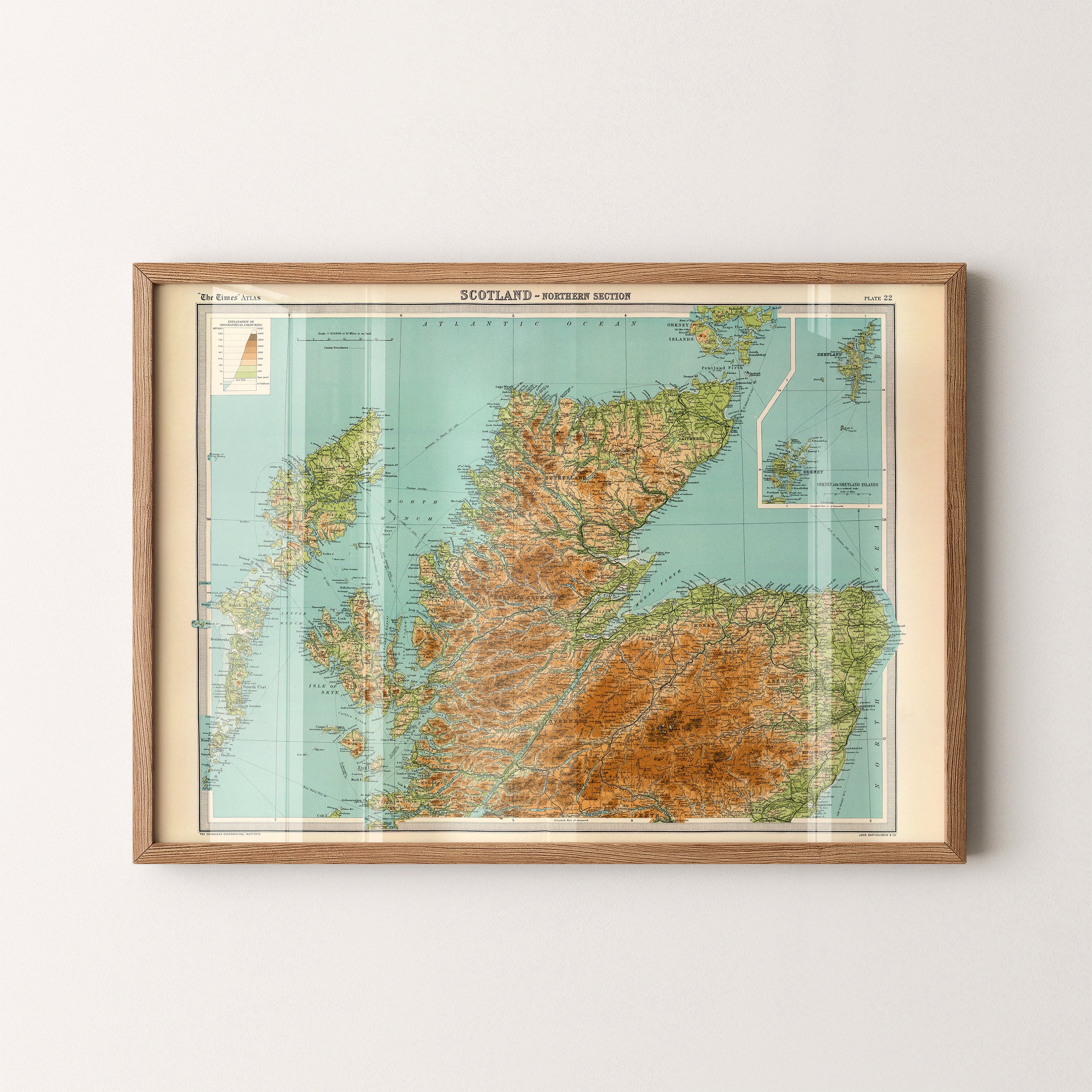 Isle of Skye Pop Art Map Print (landscape)