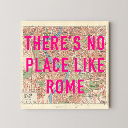 Rome Pop Art Map Print (square)