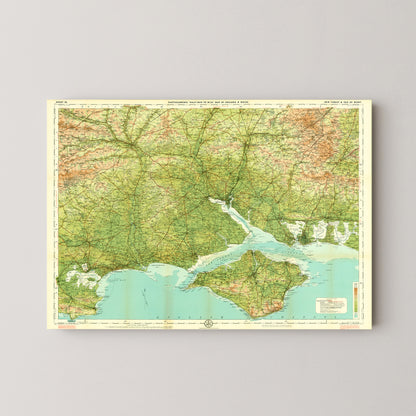 Isle Of Wight Pop Art Map Print (landscape)
