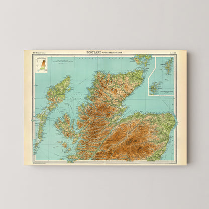 Isle of Skye Pop Art Map Print (landscape)