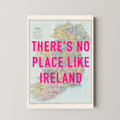Ireland Pop Art Map Print (portrait)