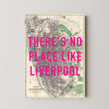 Liverpool Pop Art Map Print (portrait)