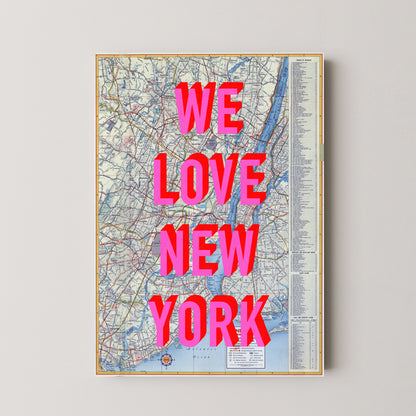 Personalised Pop Art Map Print (Any Location)