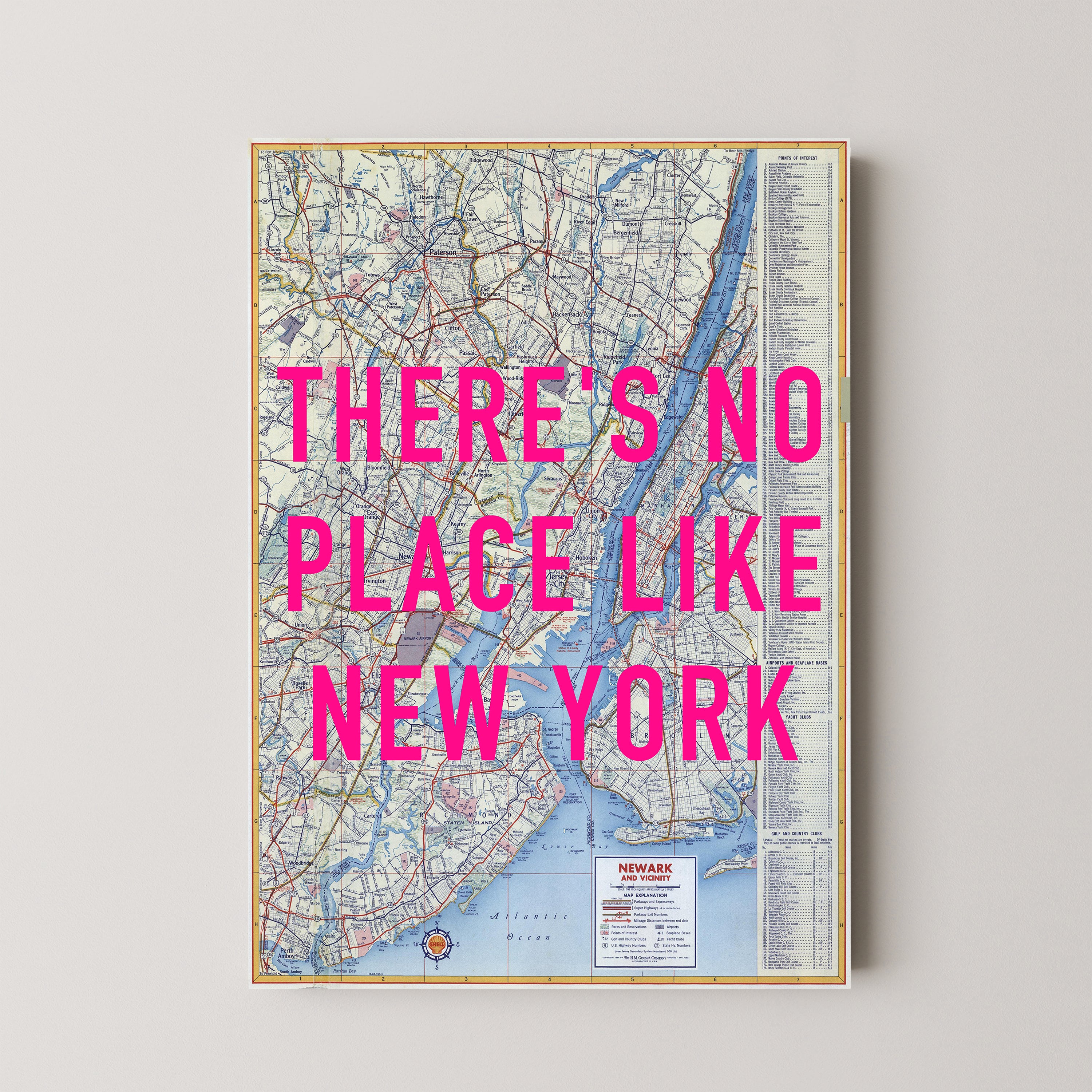 Personalised Pop Art Map Print (Any Location)