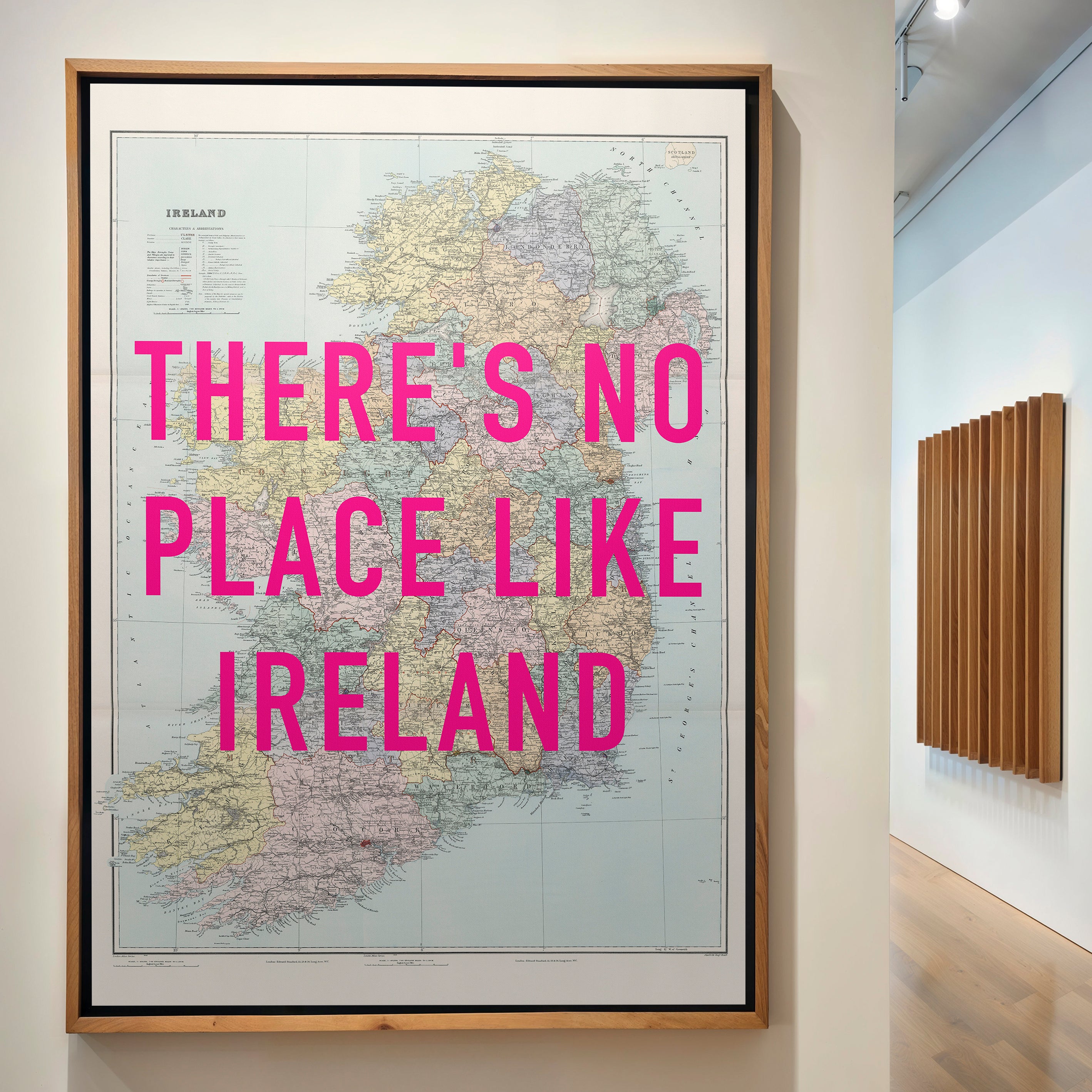 Ireland Pop Art Map Print (portrait)