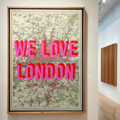 Personalised Pop Art Map Print (Any Location)