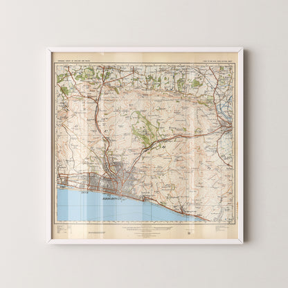 Brighton Pop Art Map Print (square)