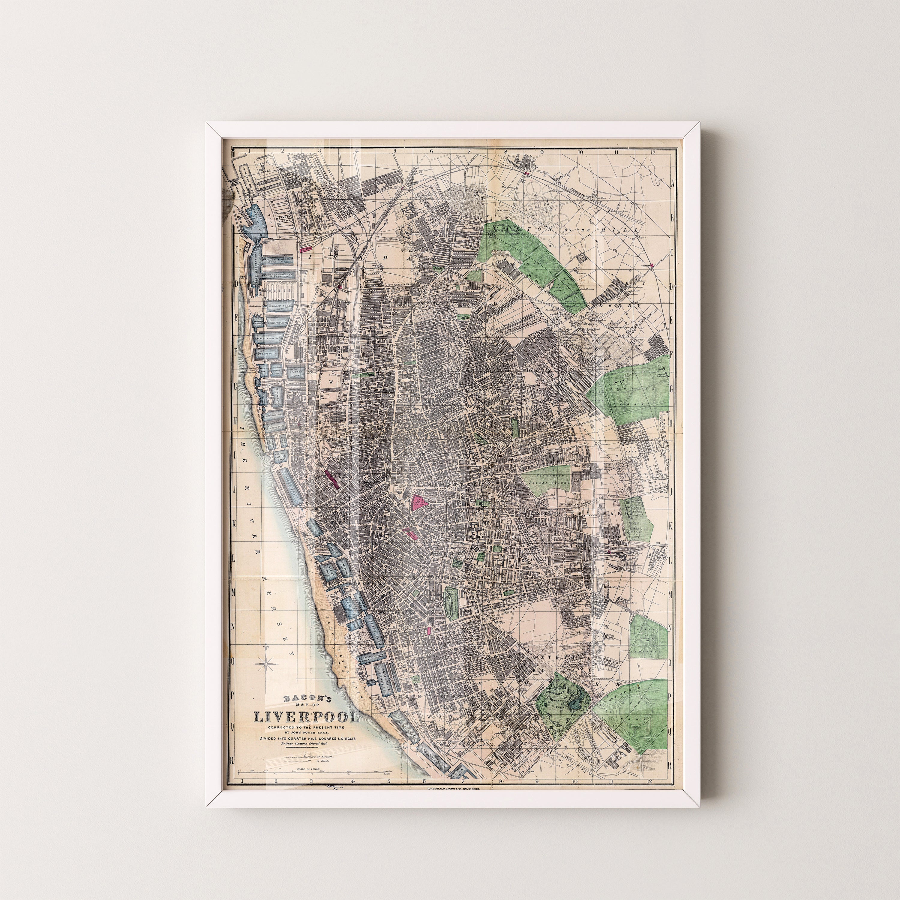 Liverpool Pop Art Map Print (portrait)