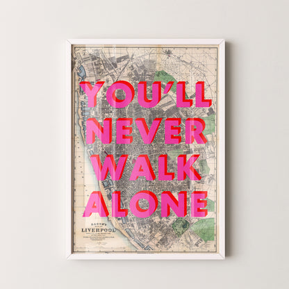 Liverpool Pop Art Map Print (portrait)